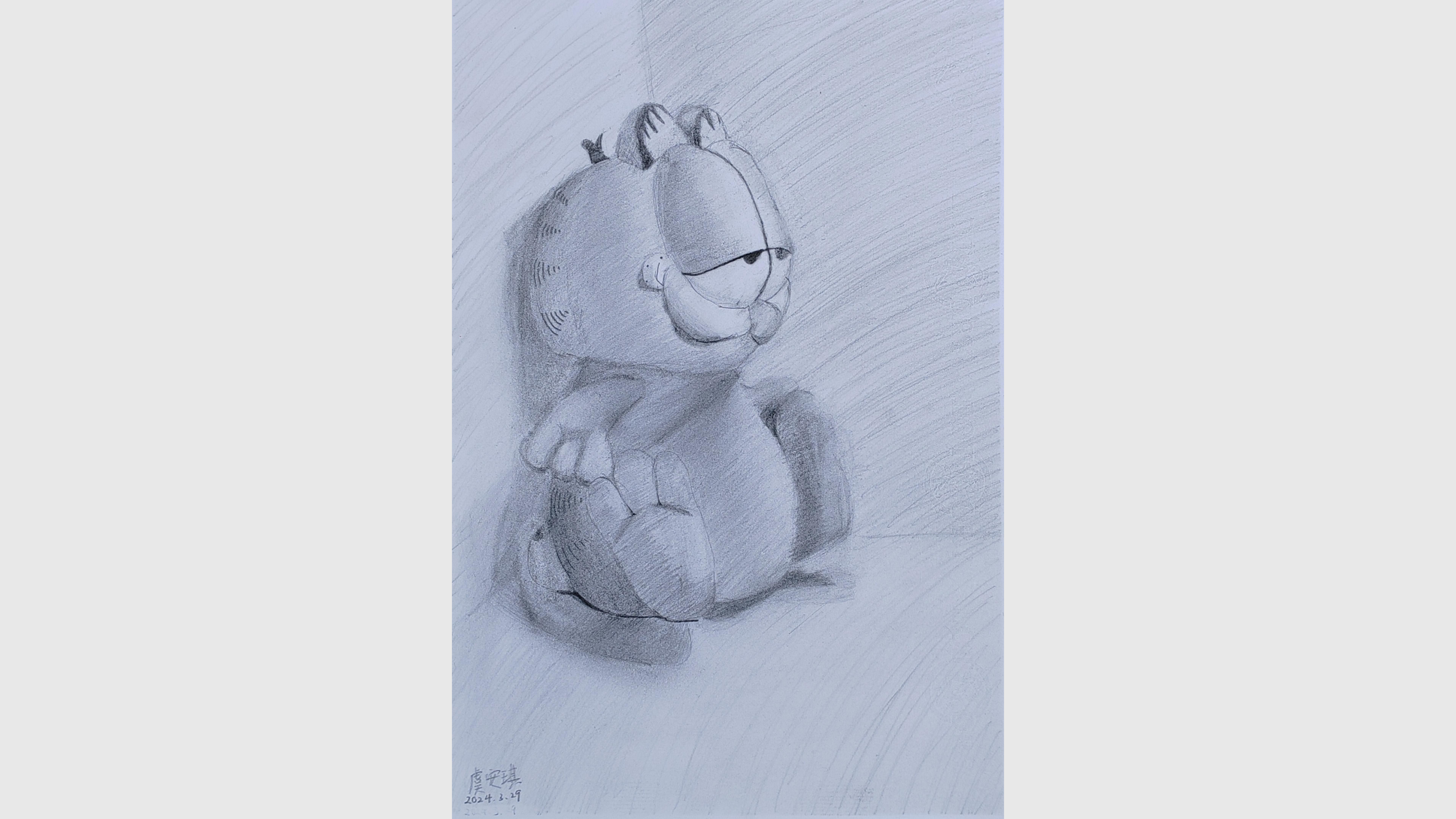 《毛绒玩偶写生》虞安琪