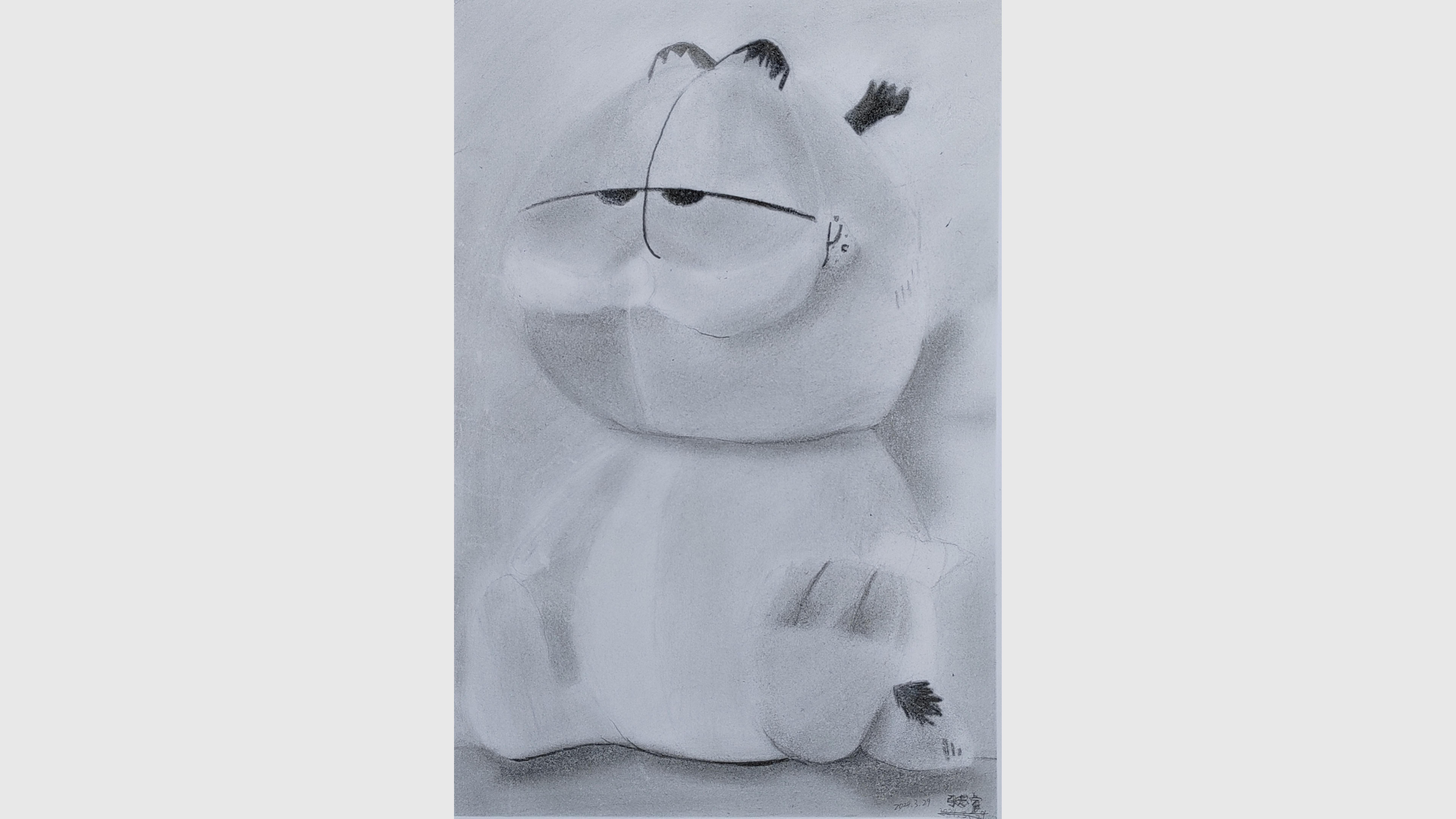 《毛绒玩偶写生》（名字看不清）