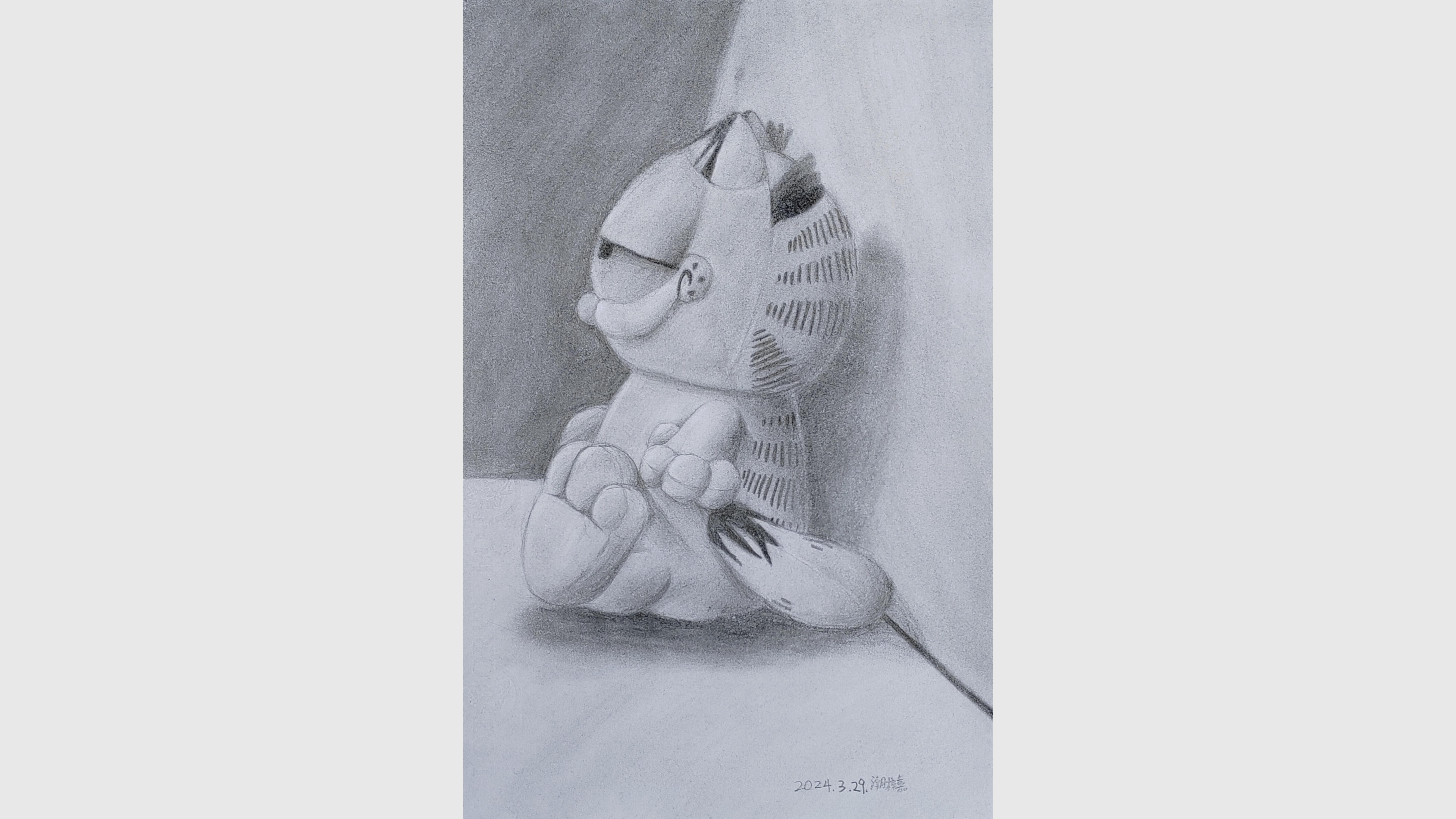 《毛绒玩偶写生》潮梓嘉