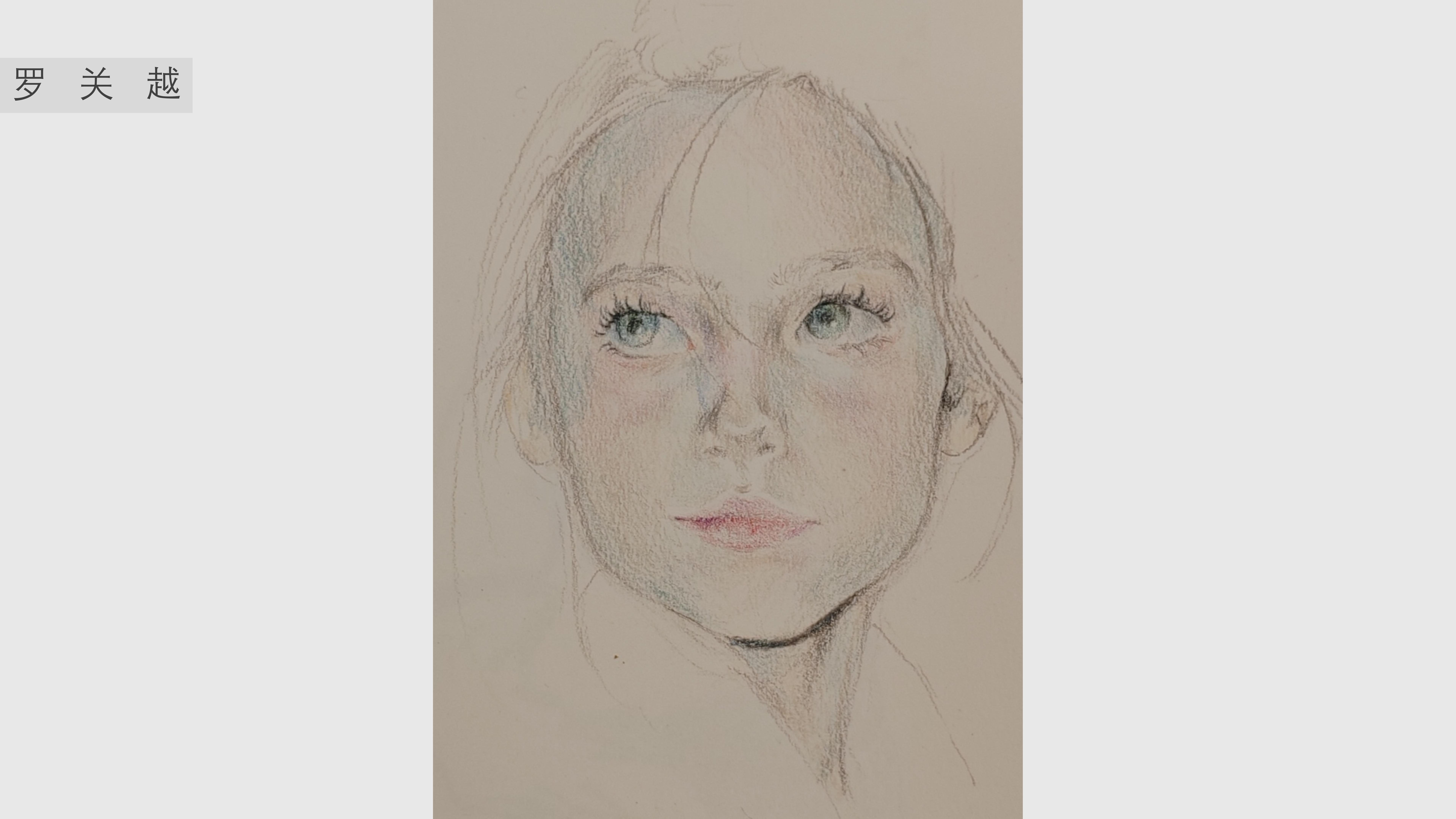 《色彩速写人像》罗关越