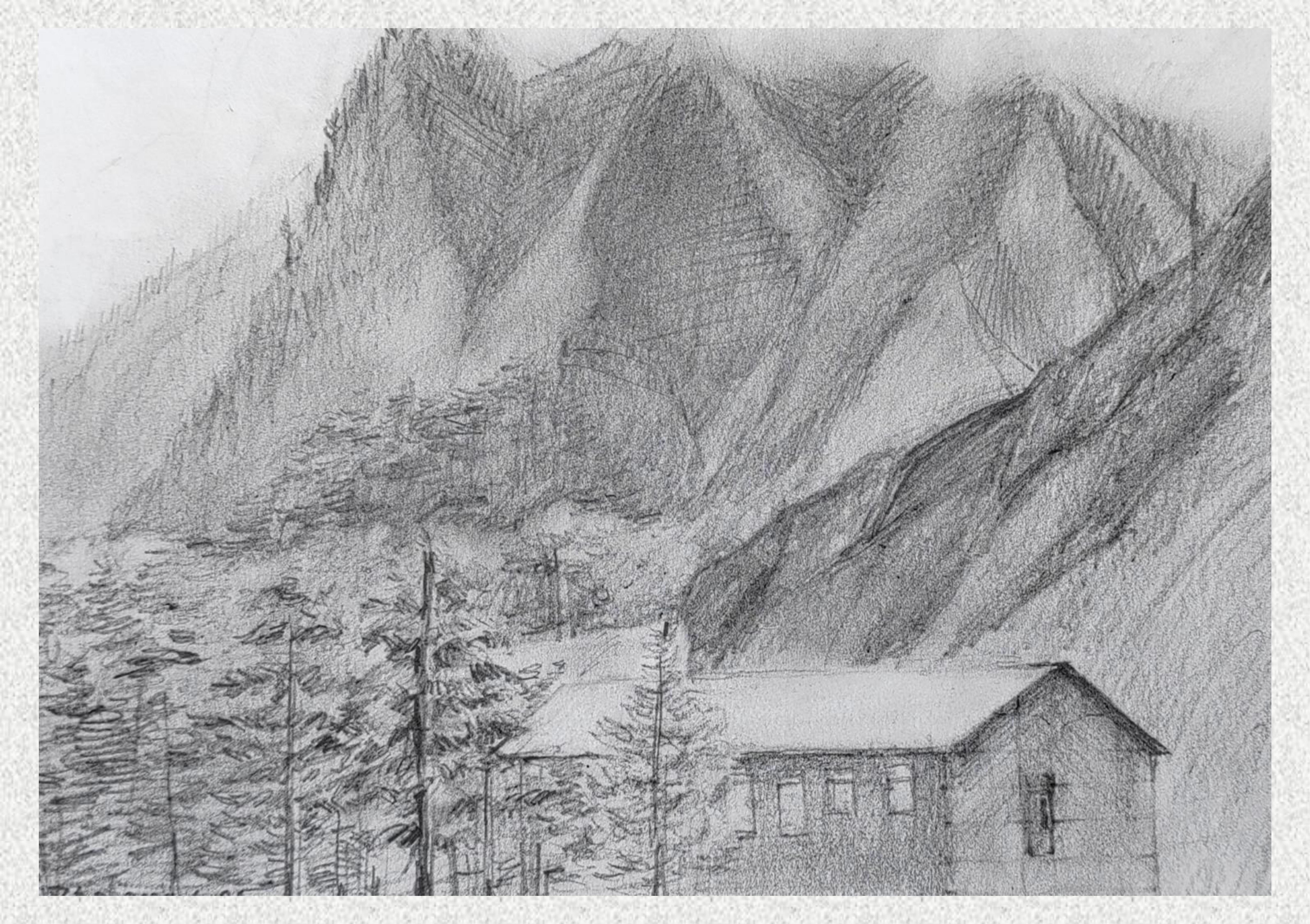 《毕棚沟-素描写生》盛思如